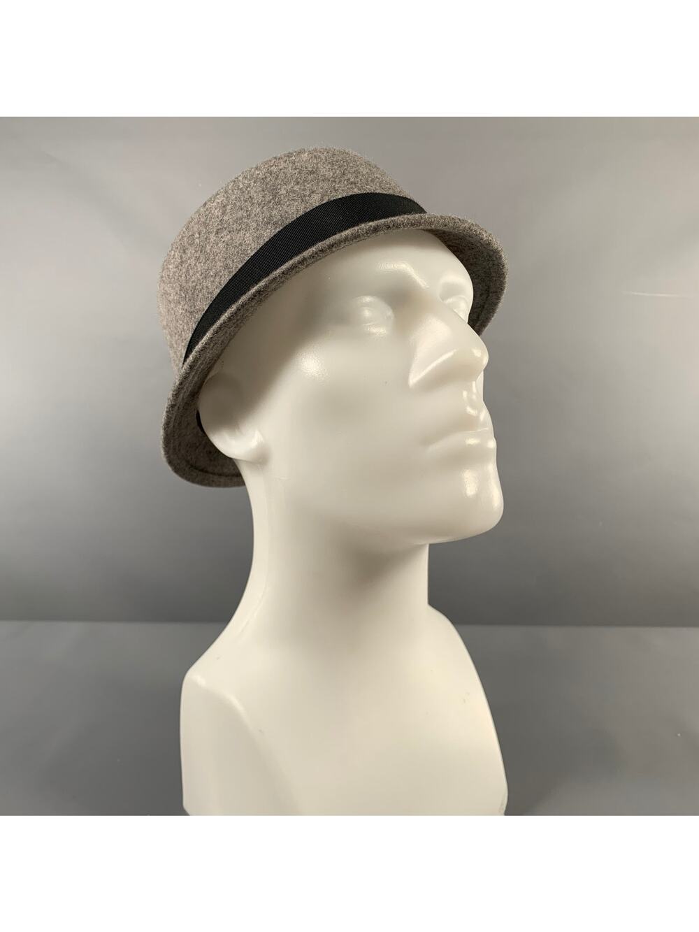 MAKINS Size L Grey Black Heather Felt Hats